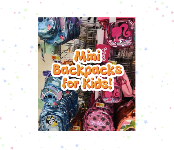 Kids’ mini backpacks!